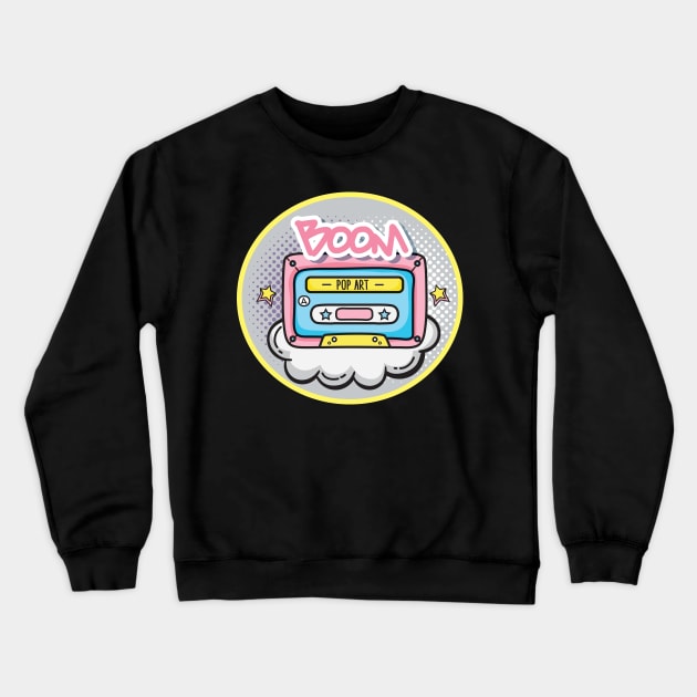 70s pop culture Crewneck Sweatshirt by Dody